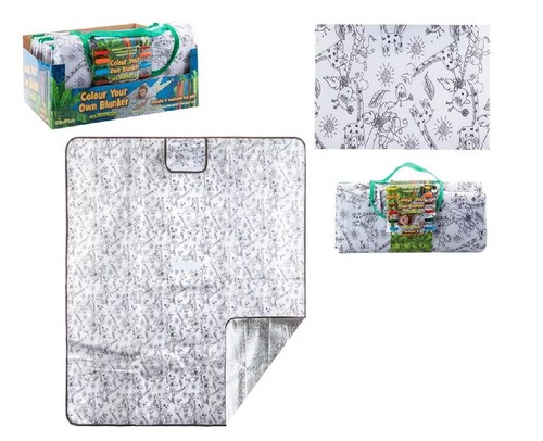 Colour your own - picnic, blanket