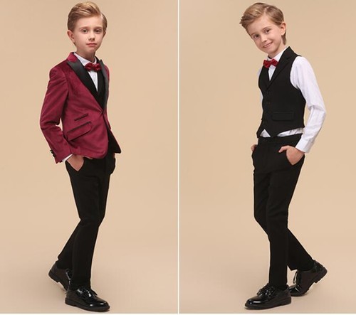 Pcs velvet wedding suit - velvet,