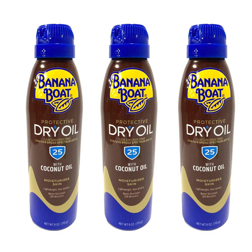 Banana boat dry oil - banana,