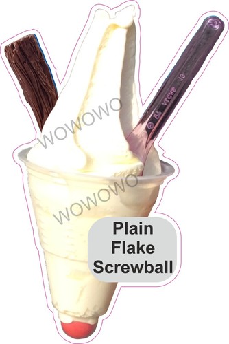 Ice cream van - , sticker