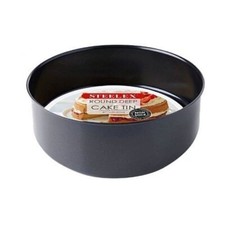 Steelex 8" Deep Round Cake Tin Non-Stick Heavy Gauge