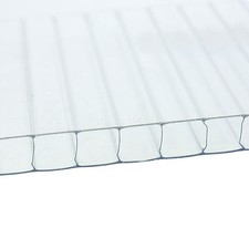 10mm Twinwall Polycarbonate Roofing Sheets Clear / Bronze / Opal Pick Your Size