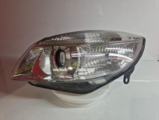 SKODA FABIA 5J MK2 2008 LEFT HEADLIGHT HALOGEN PASSENGER 5J2941017A