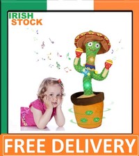 Dancing Cactus Plush Toy Can Singing And Recording To Learn Talking Kids Gift IR