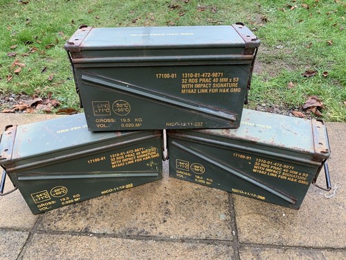 Ammo boxes genuine nato - ammo,