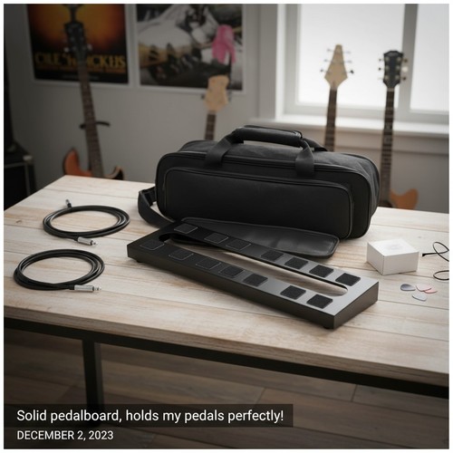 Small guitar pedal board - small, 15.7"