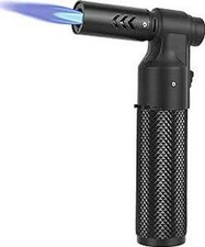Kitchen Blow Torch Lighter knob Control Flame Anti Slip Refillable Camping Torch