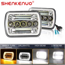 Pair 7X6" 5X7"inch Square LED