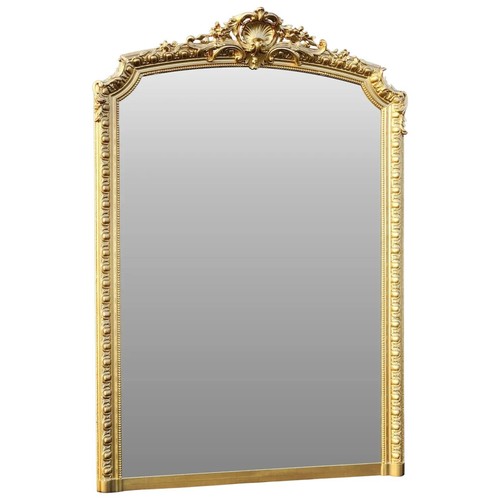 Large over mantle mirror - over,