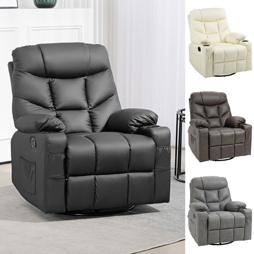 Leather manual recliner - leather,