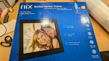 Nix 12in Digital Frame X12C for Photos Videos Black with Motion Sensor