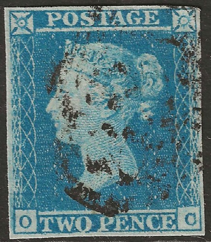 1849 two penny blue - 1849,