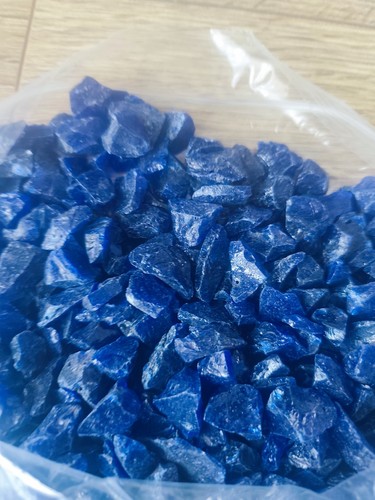 Cobalt blue decorative - blue, glass