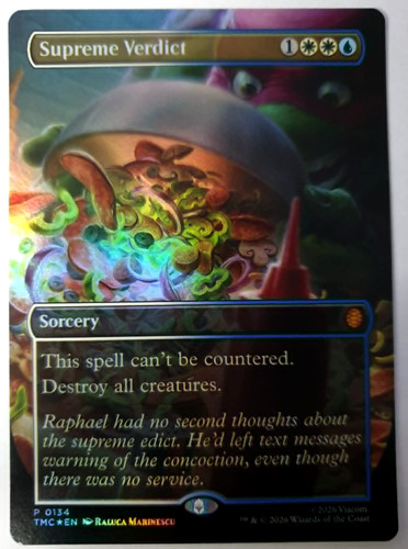 Supreme verdict foil - verdict,