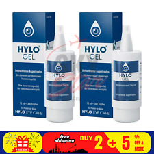 2 X Hylo Gel 10ml Hyaluronic Eye Drops Ursapharm FREE SHIPPING