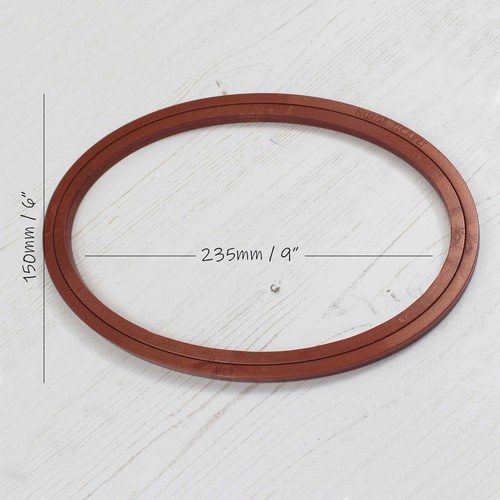 Plastic oval embroidery hoop - oval,