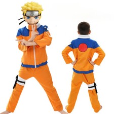 Kids Children Anime Naruto0 Cosplay Costume Outfits Uzumaki Naruto0 Uniform Suit