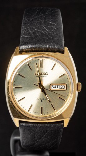 Seiko gold plated men - seiko, gold-plated
