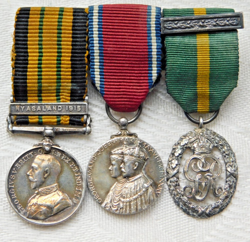 Attributed miniature medals - miniature,