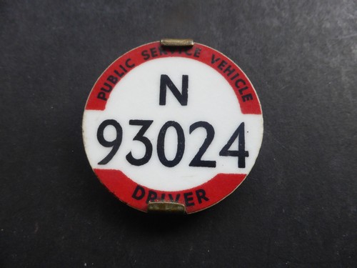 Bus drivers badge