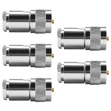 5x PL259 UHF Cable Connector