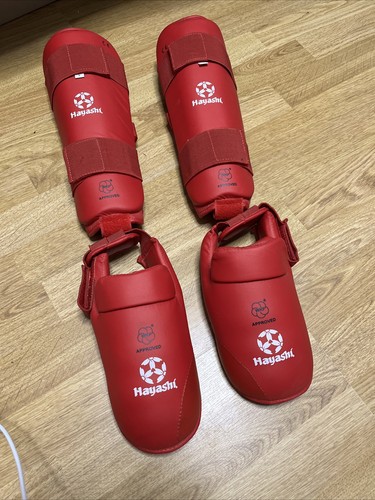 Red hayashi wkf karate - red,