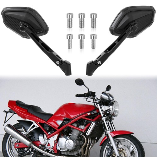Pair motorcycle rearview - motorcycle, side