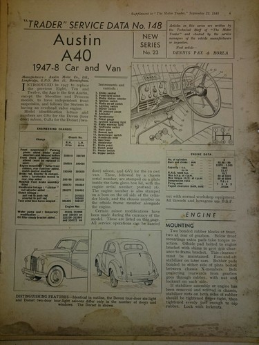 Austin a40 car - austin, van.