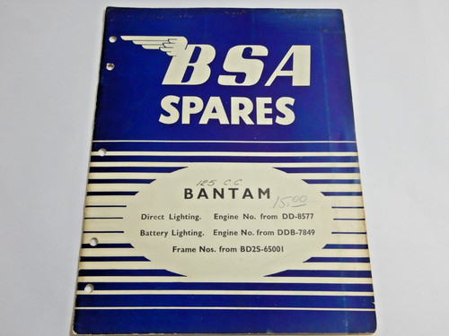 1948 1963 bsa 125 bantam - bsa,