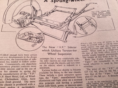 Sidecar sring wheel chassis - vp,