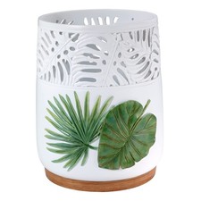 - Waste Basket, Decorative Trash Can, Palm Tree Leaves Inspired Home Decor (V...