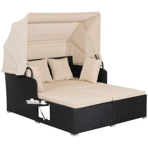 Costway garden rattan daybed - costway,