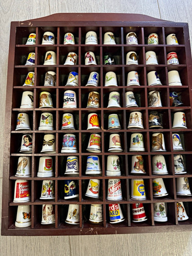 Collectable china thimbles - collectable,