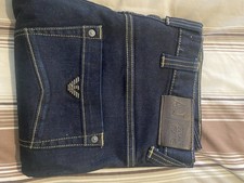 Men’s Armani Jeans Size 30 W 34 L New  Hems Are 7.5 Inches Across