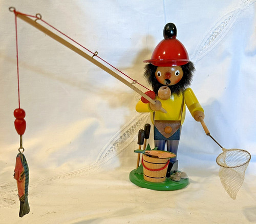 Steinbach volkskunst fisherman - volkskunst,