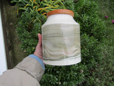 Hebridean Pottery Isle Of Lewis Studio Pottery Large Lidded Storage Jar 5.5" dia