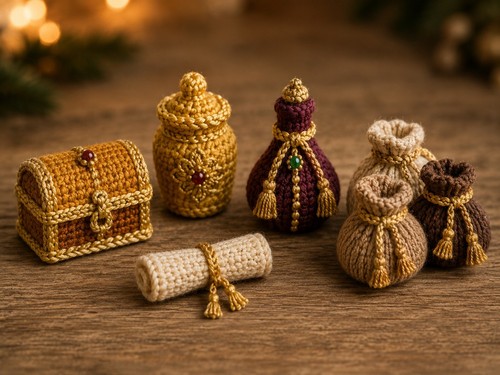 Wise men gifts knitting - dk,