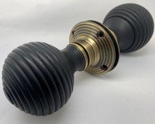 Brass wood ebonised rosewood