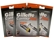 30 Gillette Contour Plus Razor Blades - Swivel Double Blade 3 x 10 Pack