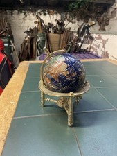Globe World Map Crystal Gem