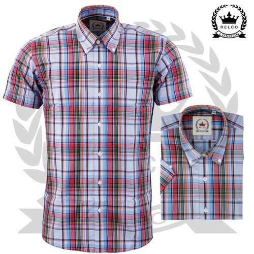 Relco check shirt short sleeve - check,