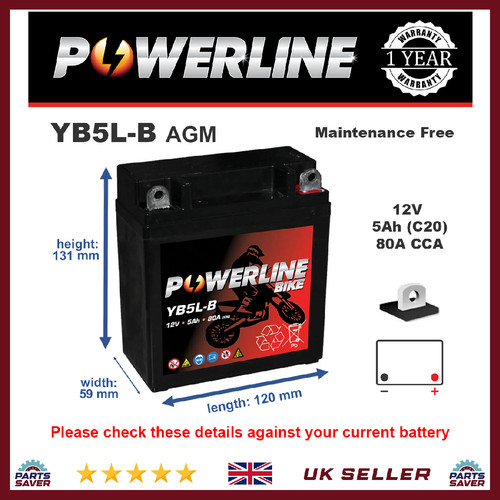 Yb5l agm powerline - yb5l-b,