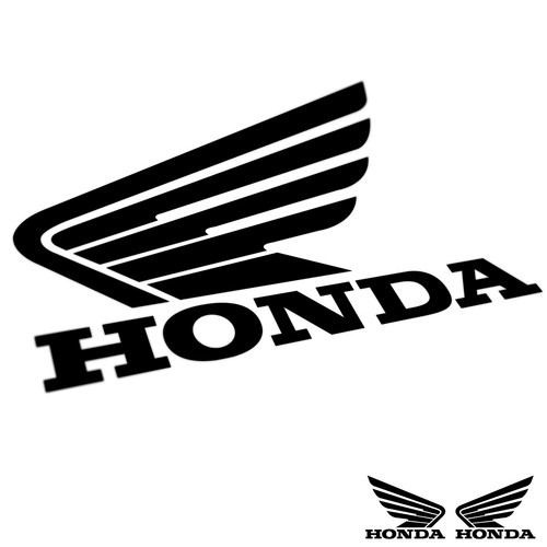 Honda wings vinyl decal - 2x,