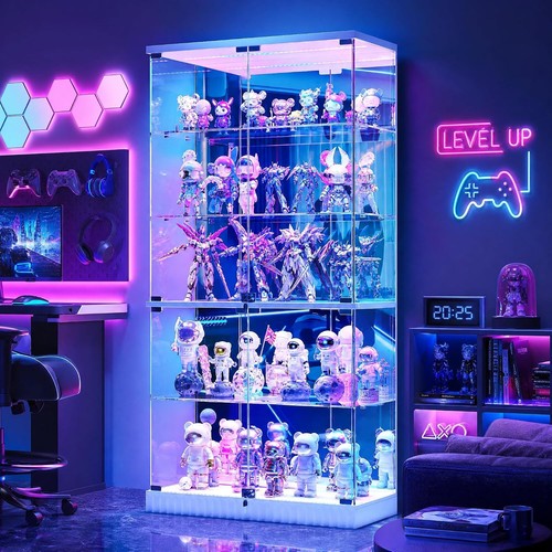 Tier display cabinet with - tier,