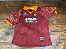 AS Roma Football Shirt 1999/00 Totti 10 mens Medium