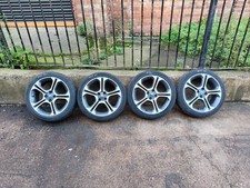 RENAULT CLIO MK4 PH1 X98 SET OF 4 17" ALLOY WHEELS WITH TYRES 403008380R
