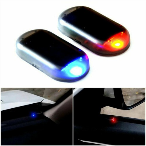 Fake solar auto car alarm - car,