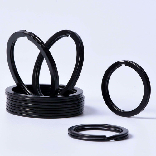 30mm black steel split - black,