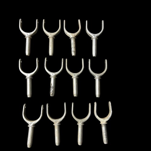 Vintage aluminum oar locks - aluminum,