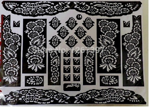 Henna stencils mehndi - henna,